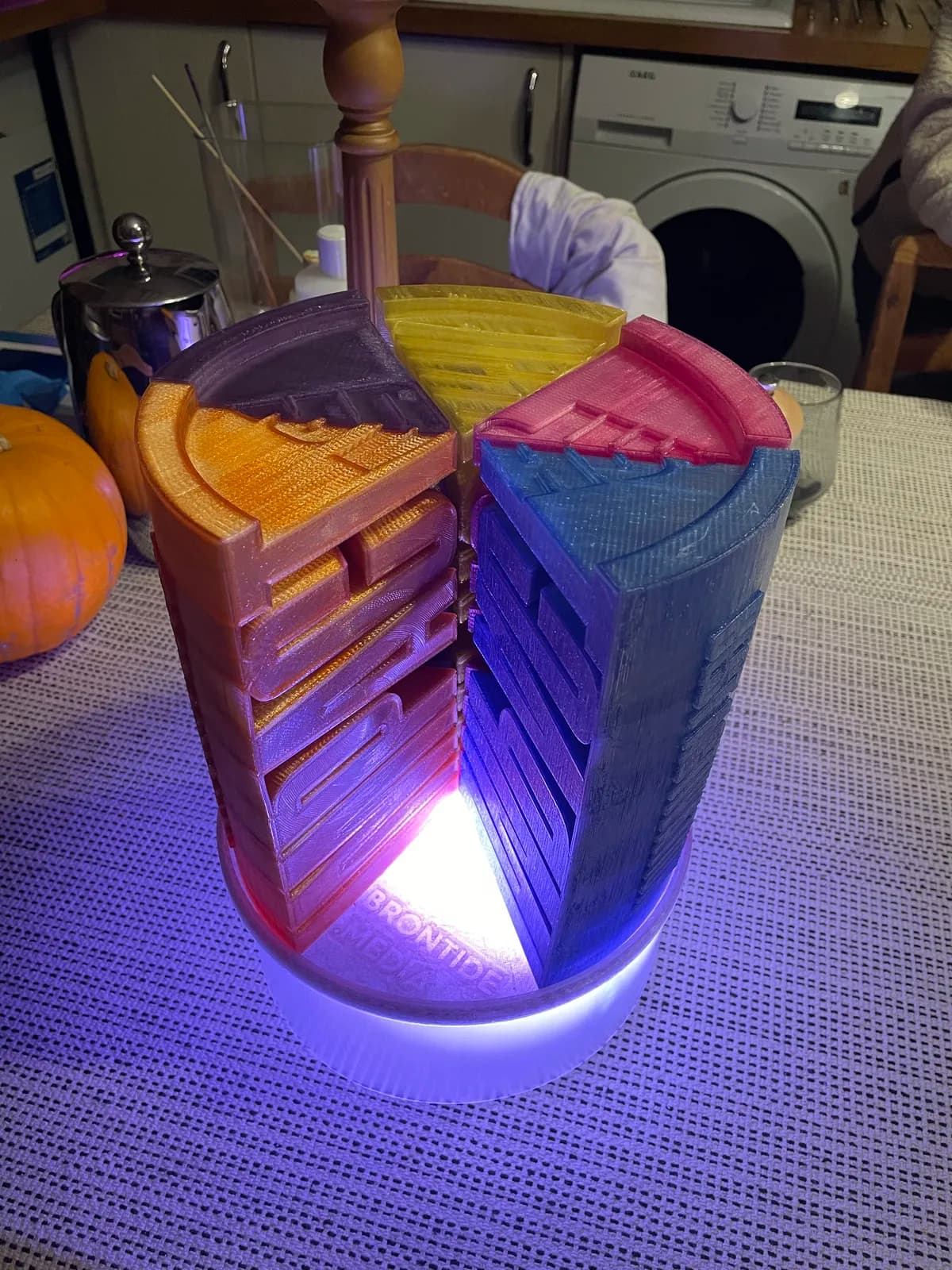 IMPACT awards: trophies with a light-up base